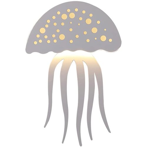 Glamaris Stenska svetilka bela meduza 32*21*4cm 9W topla luč, primerna za spalnice, dnevne sobe in hodnike, (21163846) Cene