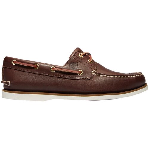 Timberland Mokasini &amp;amp; Jadralni čevlji Mocassins Classic 2 Eye Boat cuir Kostanjeva Slike