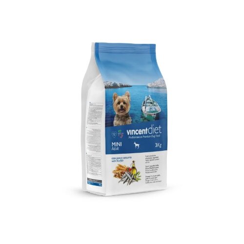 Vincent diet hrana za pse adult mini - plava riba 3kg Cene