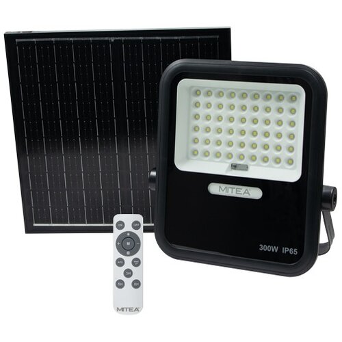 Mitea Lighting LED reflektor crni 300W 6500K IP65 solarni set ABS M452080-C4 Cene