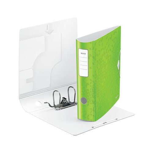 Esselte Leitz registrator wow, a4, 80 mm, svetlo zelen 11060054 Slike