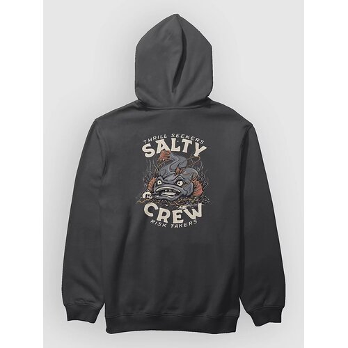 Salty Crew Catfish Monst Pulover s kapuco black Slike