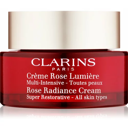 Clarins Rose Radiance Cream Super Restorative obnovitvena dnevna krema proti gubam 50 ml