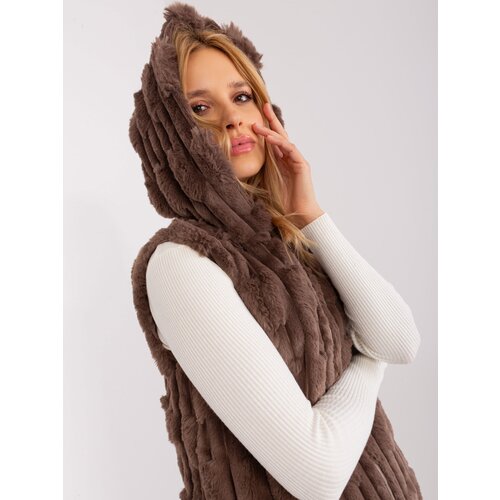 Wool Fashion Italia Vest-AT-KZ-2368-1.07-brown Slike