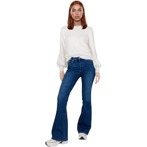 I AM Kavbojke bootcut PANT. DENIM MOD FLARE ALESSIA Modra Slike