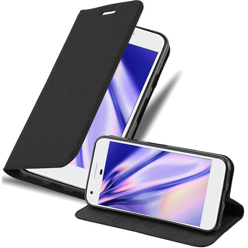 Cadorabo Ohi&scaron;je, združljivo z Google PIXEL v nočna črna - Za&scaron;čitni ovitek z magnetnim zapiranjem, stoječo funkcijo in režo za kartice, (20560851) Cene