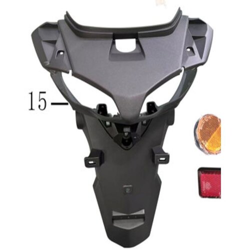  Zadnji blatobran, crna 2023-30-00001 za skuter Motovene New Flash HF Cene