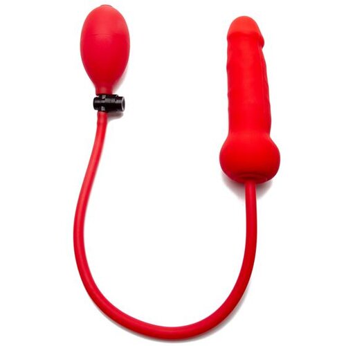 Ouch posnetki! Rdeči silikon hrani dildo, (21078384) Slike