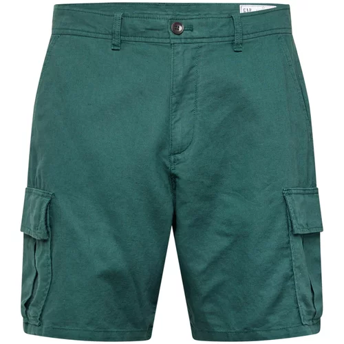 GAP Cargo hlače smaragdno zelena