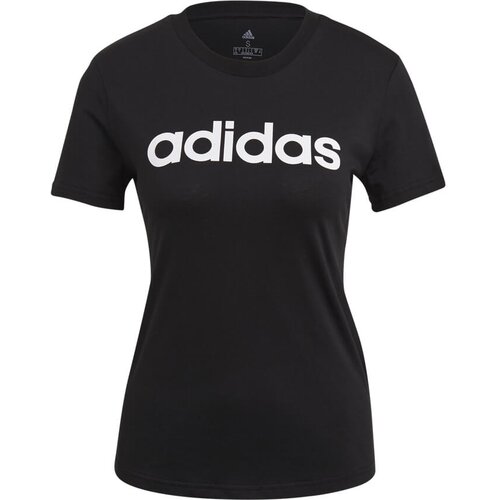 Adidas Ženska majica kratkih rukava Essentials Slim crna Slike