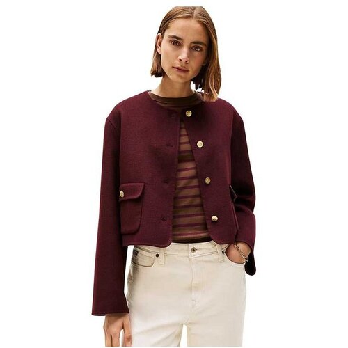 Tommy Hilfiger bordo ženska jakna Slike