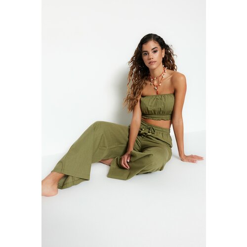 Trendyol Two-Piece Set - Green - Relaxed fit Cene