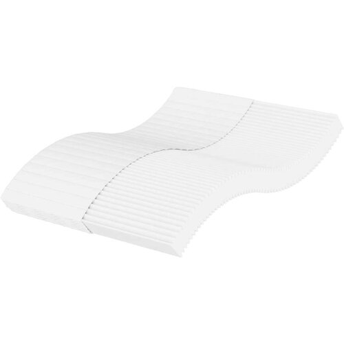 VidaXL Madrac od pjene bijeli 120x220 cm tvrdoća H2 H3 Slike