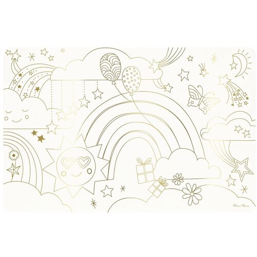 Meri Meri Papirnati pogrinjki v kompletu 8 ks 28x42.5 cm Happy Icons &amp;ndash; Slike