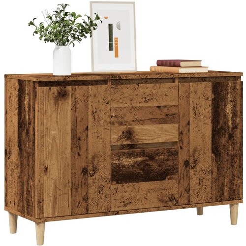 VidaXL Komoda boja starog drva 102x35x70 cm od konstruiranog drva Slike