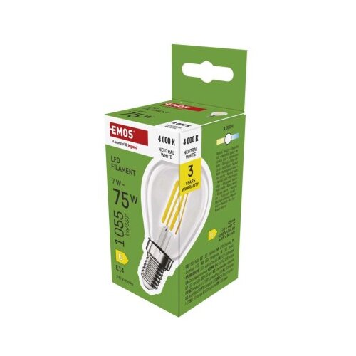  LED žarnica Filament Mini Globe / E14 / 7 W (75 W) / 1055 lm / nevtralno bela Slike
