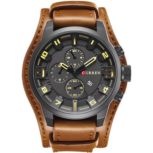 Curren Sat NI-41615 - Smeđi / Crni Slike