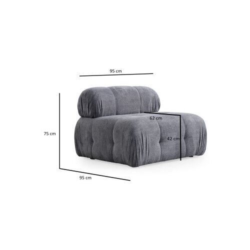Atelier Del Sofa fotelja petite O1 grey Cene