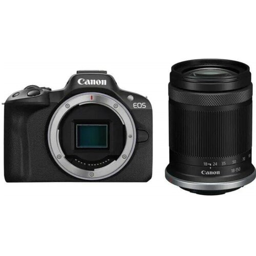 Canon EOS R50 + RF-S 18-150mm 3.5-6.3 IS STM, Black Cene