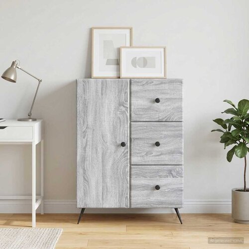  Kreveta Siva sonoma 66 x 34,5 x 90 cm Konstruirano drvo Cijene