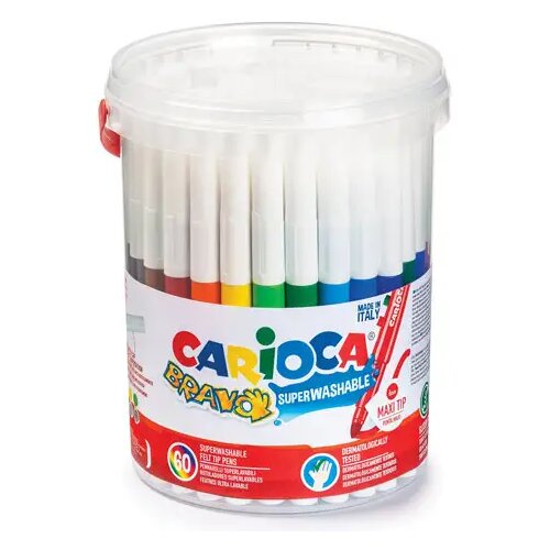 Carioca 60-delni komplet pralnih barvic Bravo - Cene