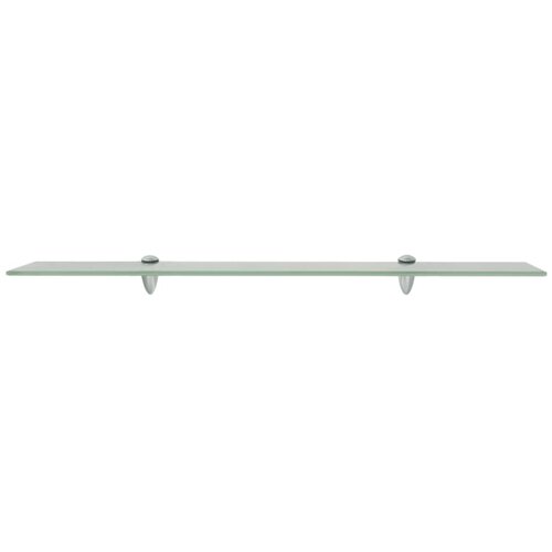  Zidne police 2 kom staklene 80 x 10 cm 8 mm Slike