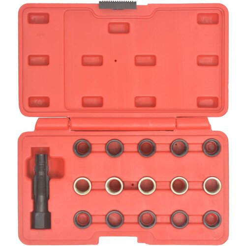  16-dijelni set alata za popravak navoja svjećice M14 x 1,25 Slike