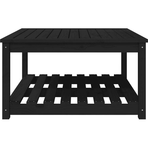 vidaXL vrtni stol crni 82 5 x 82 5 x 45 cm od masivne borovine Cijene