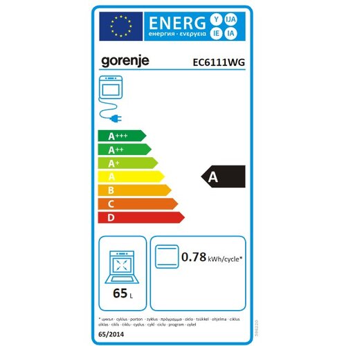 Gorenje EC6111WG &amp;scaron;poret Slike