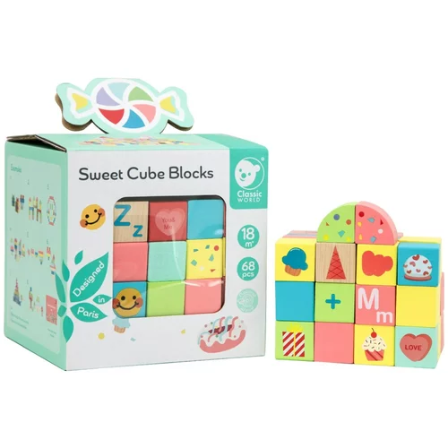 Classic World Lesene kocke Sweet cubes 20128
