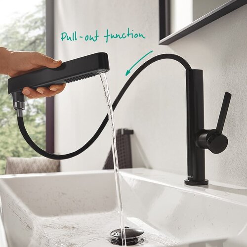 Hansgrohe 76063000 Finoris Click-Clack visoka izvlečna armatura za umivalnik Slike