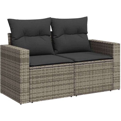 vidaXL 7-dijelni set vrtnih sofa sivi od poliratana Cijene