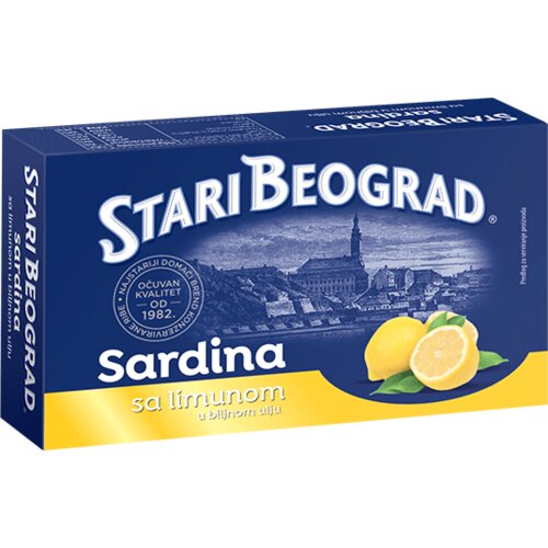 Stari Beograd Sardina u biljnom ulju sa limunom 100g Cene