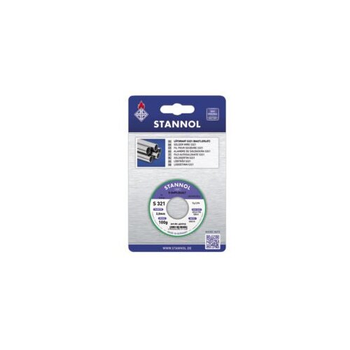 Stannol žica za lemljenje S321 2mm 100gr Sn99Cu1 940023-1 Slike