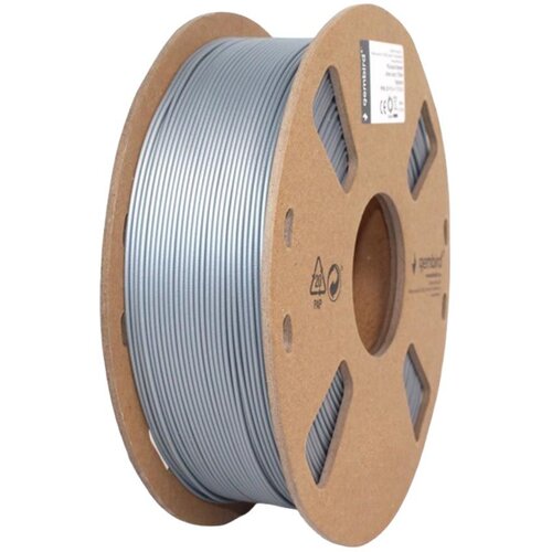 Gembird 3DP-PLA1.75-01-S PLA Filament za 3D stampac 1,75mm kotur 1KG SILVER Cene