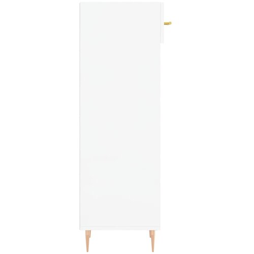  za cipele sjajni bijeli 30x35x105 cm konstruirano drvo Slike
