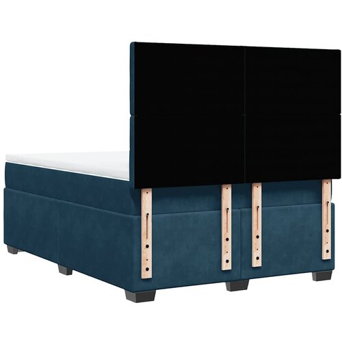  Krevet s oprugama i madracem plavi 140x190 cm bar&amp;scaron;unasti Slike