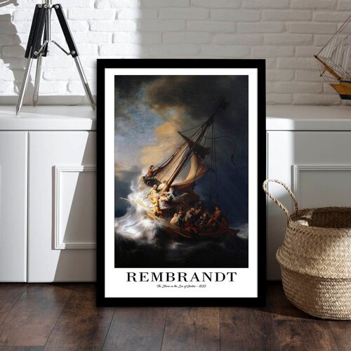 WALLXPERT 4262SYHREMBRANDT-001 Vi&scaron;enamenska Dekorativna Slika u Ram Cene