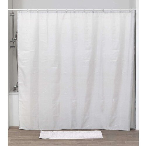 Tendance zavjesa za kadu + 16 pp kukica 240x200cm poliester, bijela Cijene