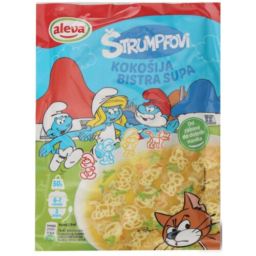 Aleva štrumpfovi kokošija bistra supa 50g kesica Cene
