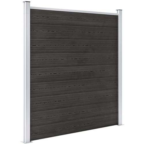 VidaXL vrtna ograda WPC 180 x 186 cm siva Slike