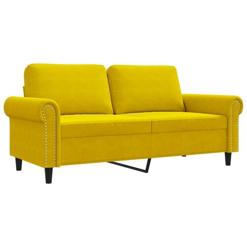 Maison Chic kavč - Sofa - Kanape dvosed rumen 140 cm žamet, (21726876) Cene