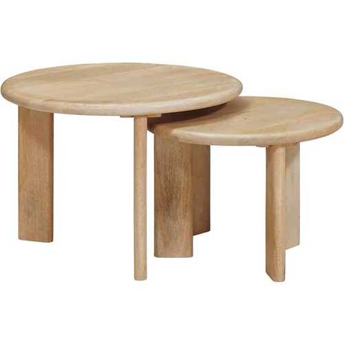  Stolovi za slaganje 2 pcs Crna Čvrsto drvo manga Slike