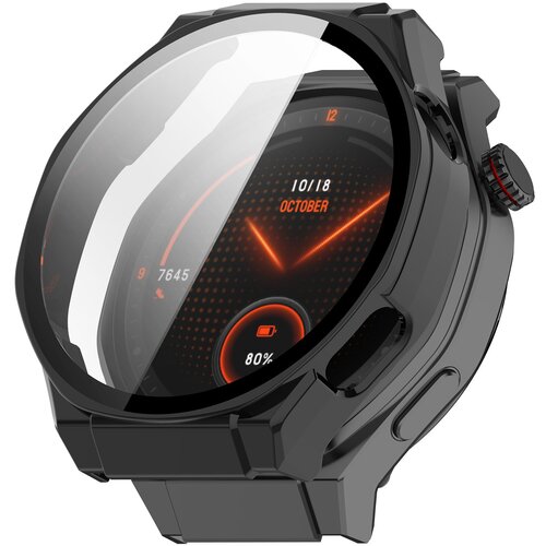 INF kompatibilno z honor watch 5 ultra: zaščitno ohišje z integrirano folijo black, (5000078855) Cene