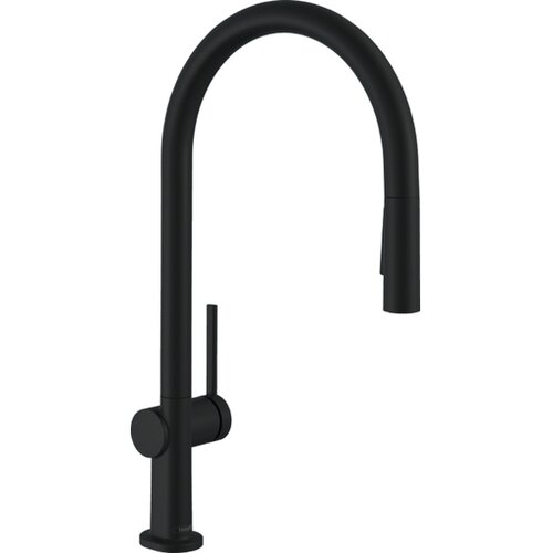 Hansgrohe enoročna izvlečna kuhinjska armatura Talis M54 210 2 jet - črna mat (72800670) Cene