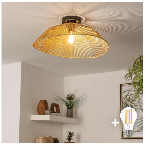  Brilagi - LED plafonski luster CERIA BOHO 1xE27/40W/230V prečnika 50 cm braon Cene