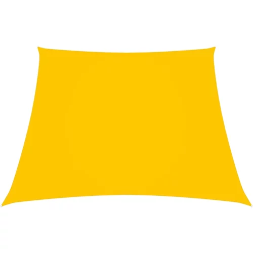  Jedro protiv sunca od tkanine Oxford trapezno 3/5 x 4 m žuto
