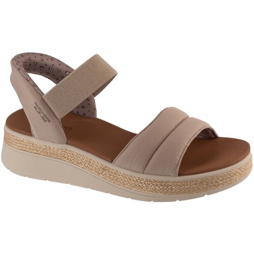 Skechers &amp;Scaron;portni sandali Slip-Ins: BOBS Sun Ray Bež Slike