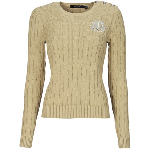 Polo Ralph Lauren Puloverji MONTIVA-LONG SLEEVE-PULLOVER Bež Cene