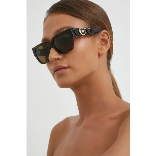 Versace Sončna očala žensko, rjava barva